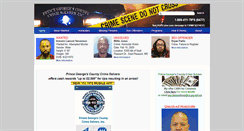 Desktop Screenshot of pgcrimesolvers.com